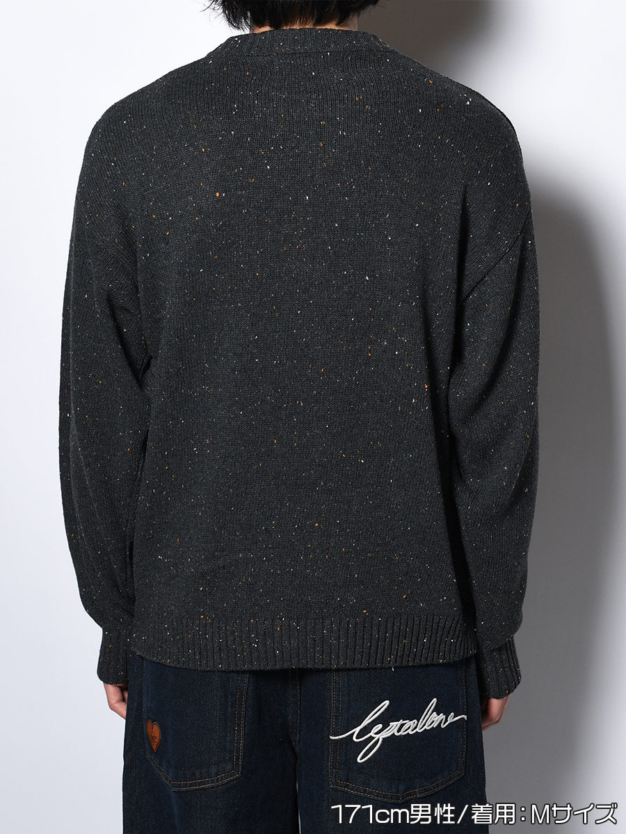 DOG KNIT -BLACK-