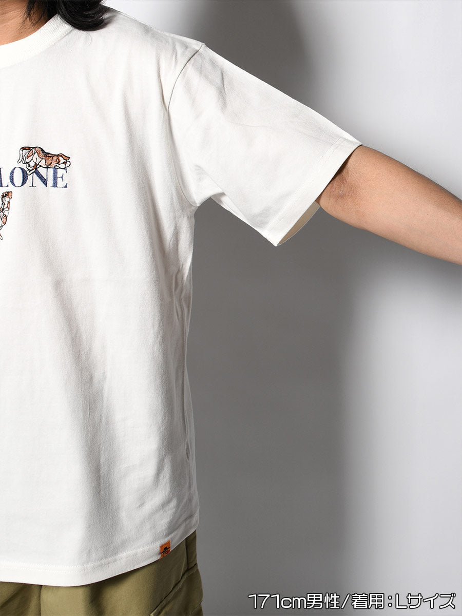 FREE DOG SS TEE -OFF WHITE-