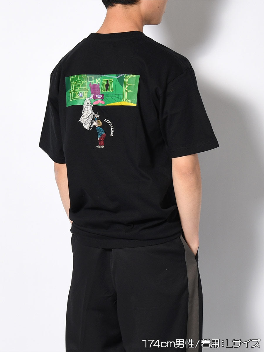 GHOST S/S TEE -BLACK-