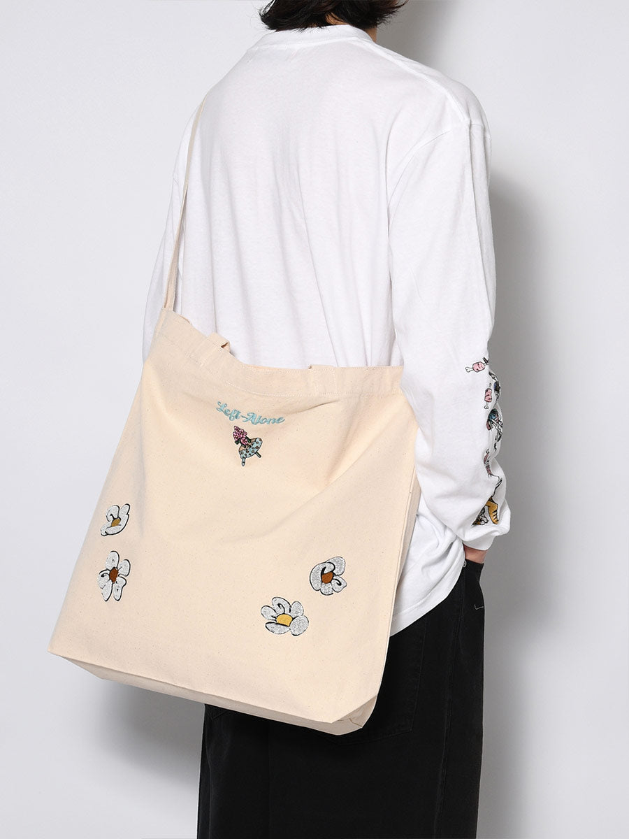 FLOWER 2WAY BAG -NATURAL-