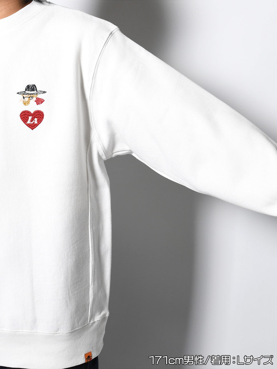 BROKEN HEART SWEAT -WHITE-