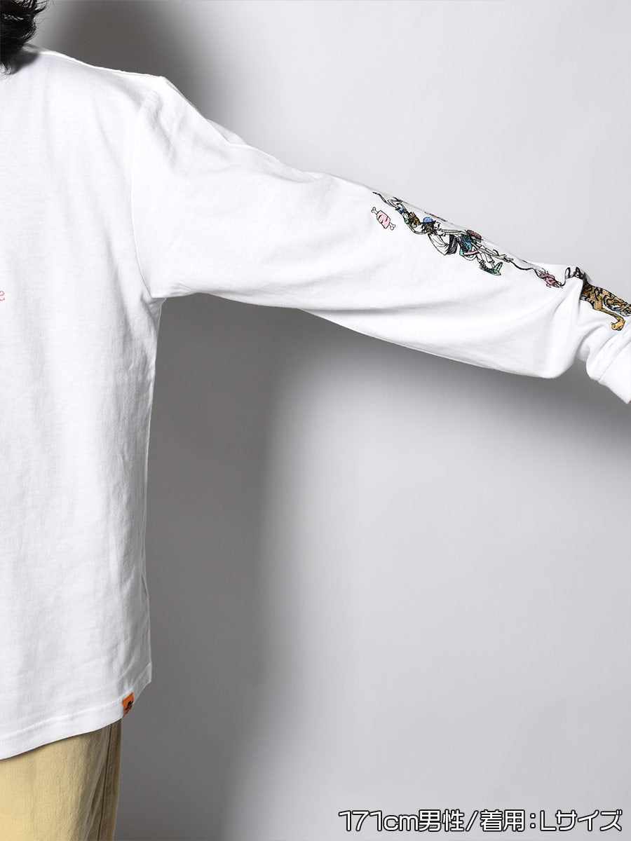 FAVORITE TIGER LS TEE -WHITE-