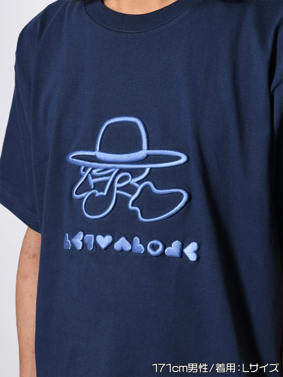3D ICON SS TEE -NAVY-