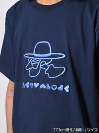 3D ICON SS TEE -NAVY-