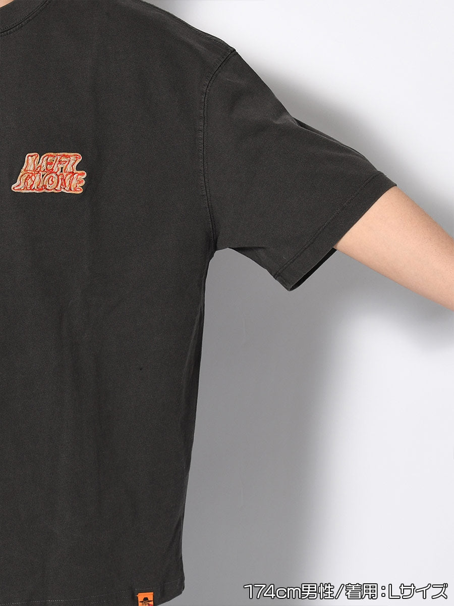 ICON PIGMENT S/S TEE -CHARCOAL-