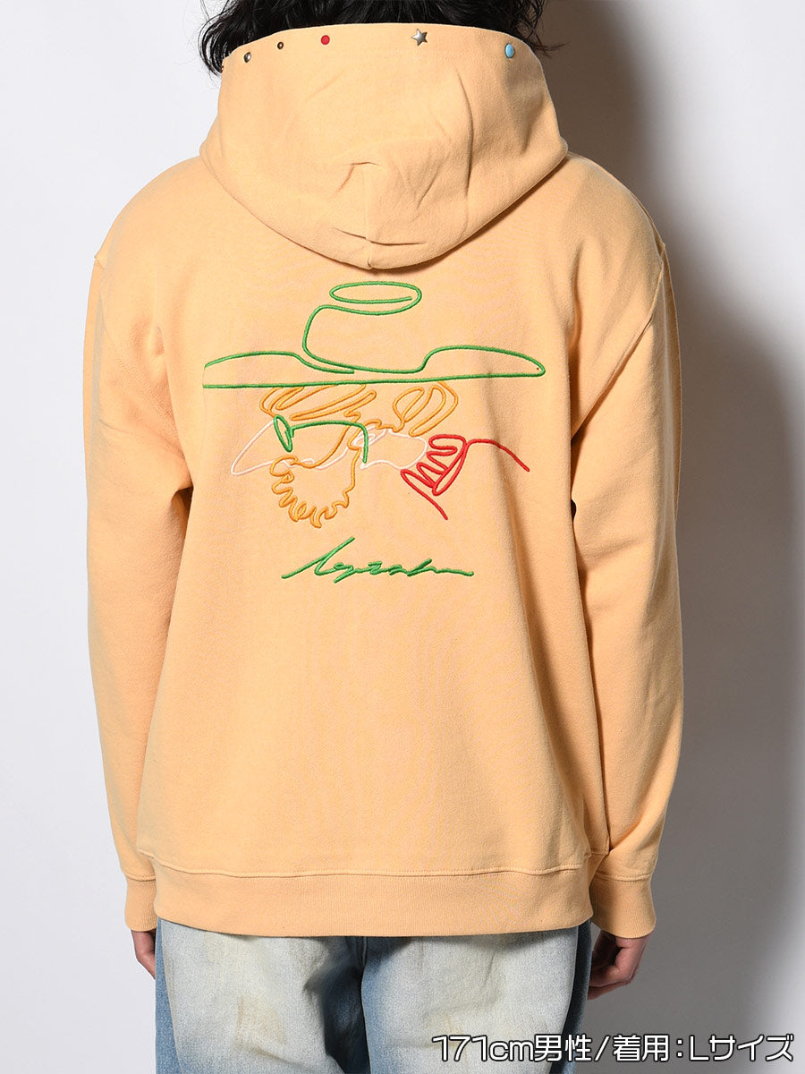 STUDS ICON ZIP PARKA -YELLOW-