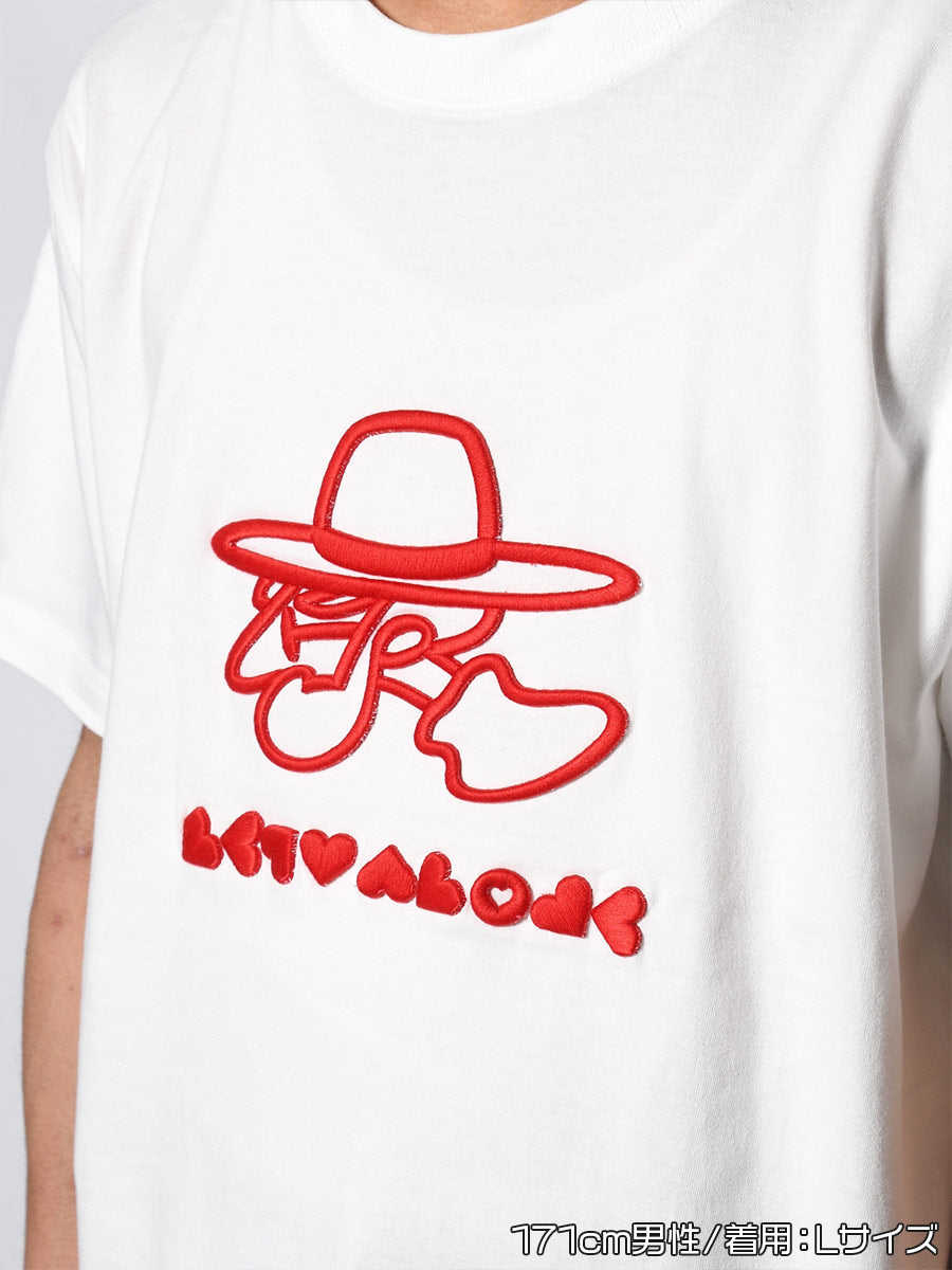 3D ICON SS TEE -WHITE-