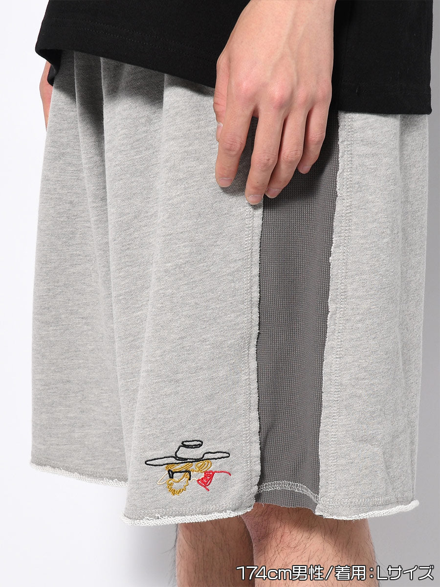 SWEAT SHORTS -HEATHER GREY-