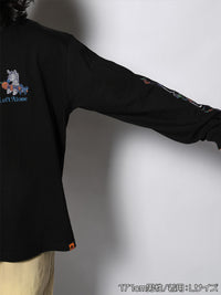 FAVORITE ZEBRA LS TEE -BLACK-