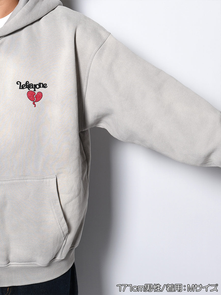 HEART ZIP PARKA -IVORY-
