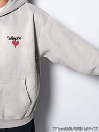 HEART ZIP PARKA -IVORY-