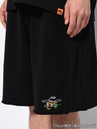 SWEAT SHORTS -BLACK-