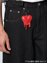 ONE WASH DENIM PANTS -BLACK-