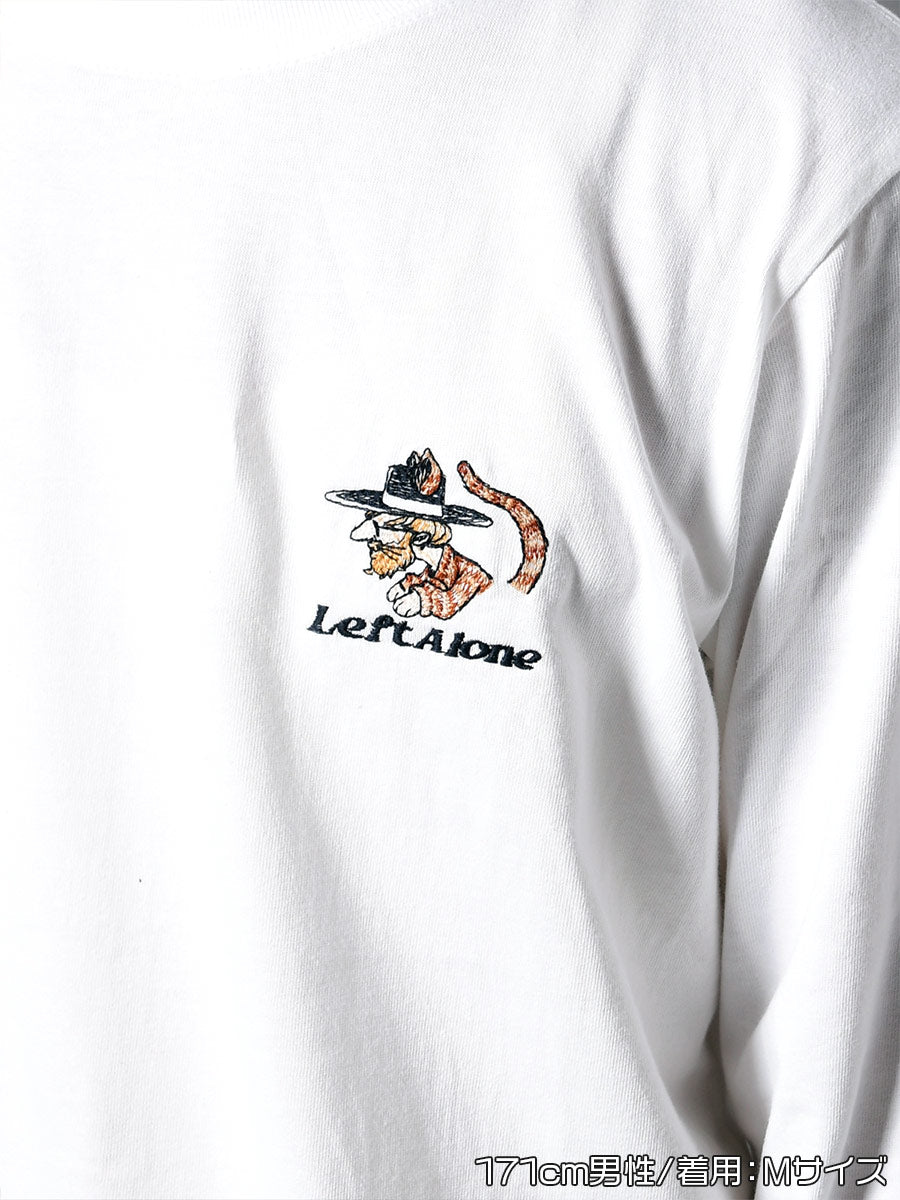 ICON CAT L/S TEE -WHITE-