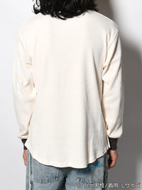 THERMAL RINGER LS TEE -IVORY-