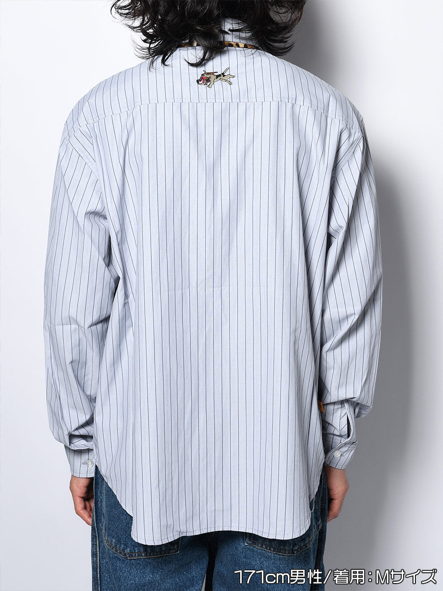 TIE L/S SHIRT -GREY-