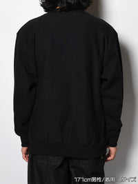 EXCHANGE SWEAT -BLACK-