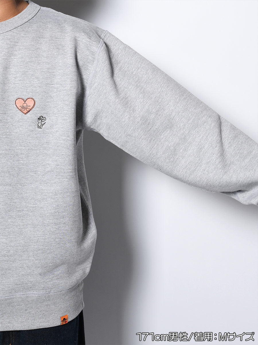 CONFESS SWEAT -HEATHER GREY-