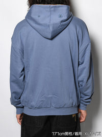 REVERSIBLE HOODIE -BLUE-