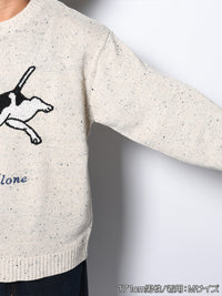 DOG KNIT -IVORY-
