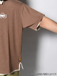 BORDER SS SKIPPER SH -BROWN-