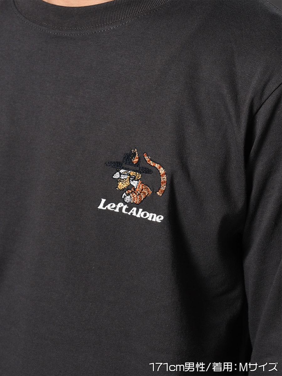 ICON CAT L/S TEE -SUMI-