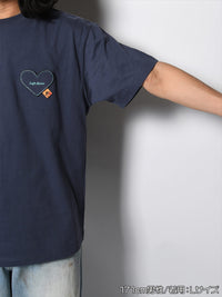 HEART POCKET TEE -PURPLE-