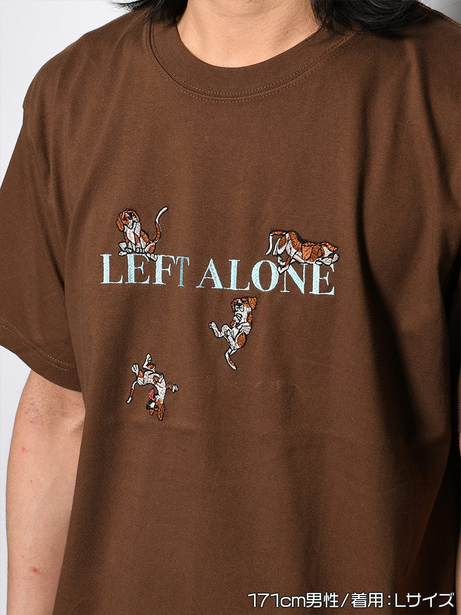 FREE DOG SS TEE -BROWN-