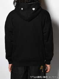 REVERSIBLE HOODIE -BLACK-