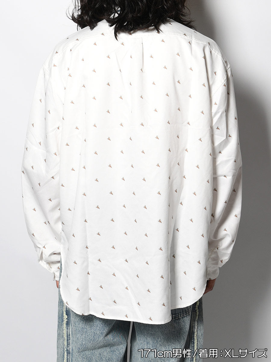 KNIT TIE LS SHIRT -PATTERN-