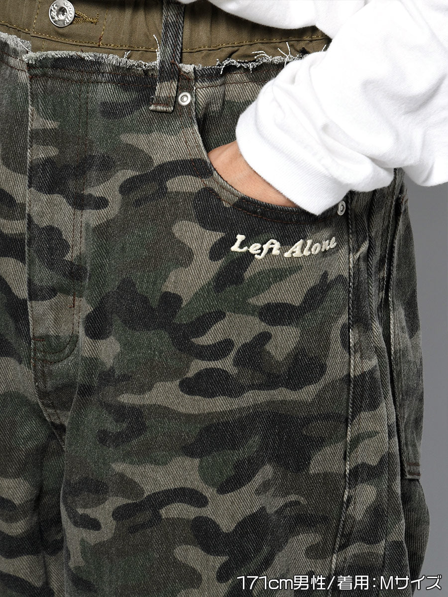 CHANGE DENIM PANTS -CAMO-