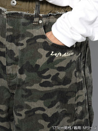 CHANGE DENIM PANTS -CAMO-