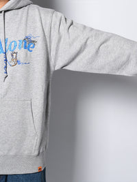 CAT ZIP PARKA -HEATHER GREY-