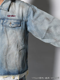 RAW WAVE DENIM JKT -L.INDIGO-