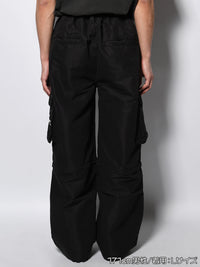 CARGO PANTS -BLACK-