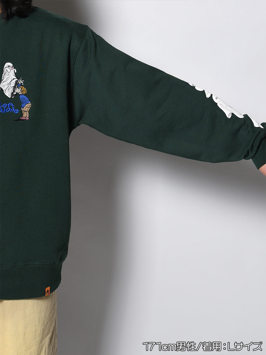 GHOST PUFF SWEAT -GREEN-