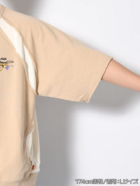 SWEAT S/S TEE -BEIGE-