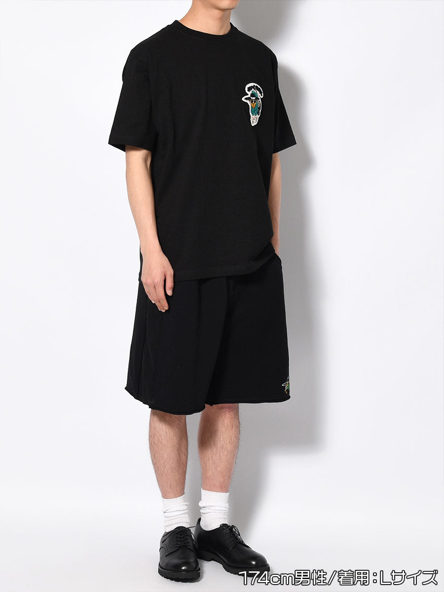 SWEAT SHORTS -BLACK-