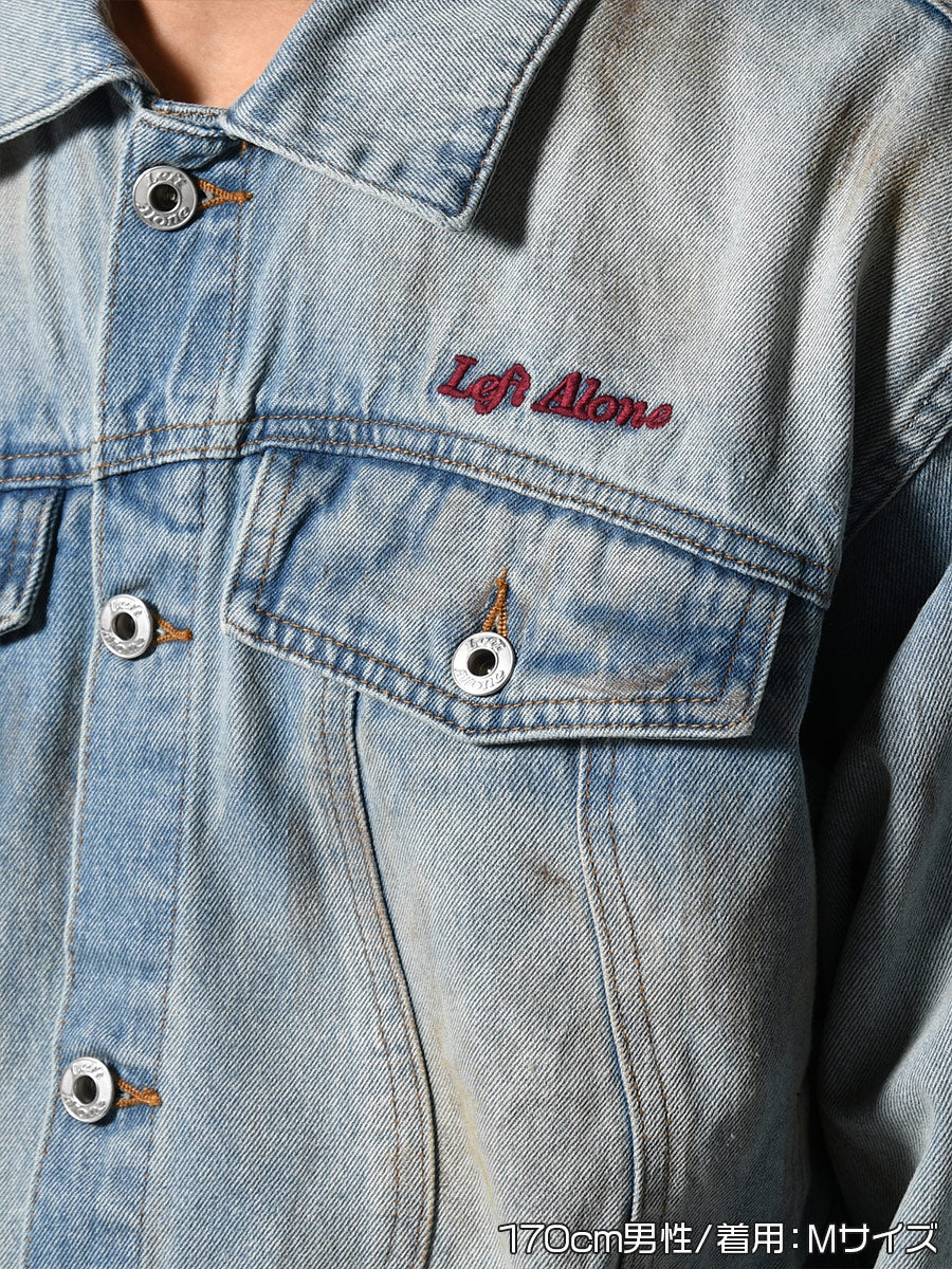 RAW WAVE DENIM JKT -L.INDIGO-