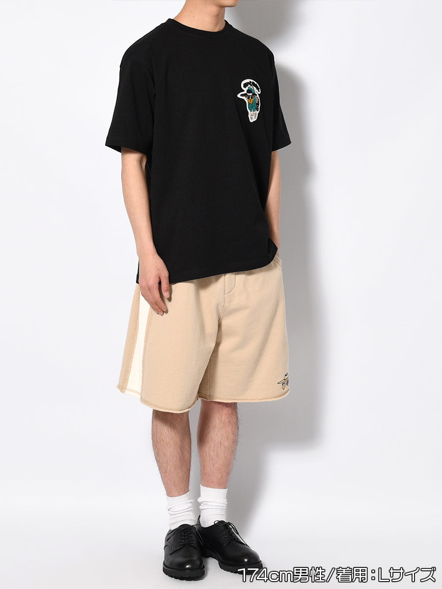 SWEAT SHORTS -BEIGE-