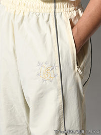 NYLON TRACK PANTS -IVORY-