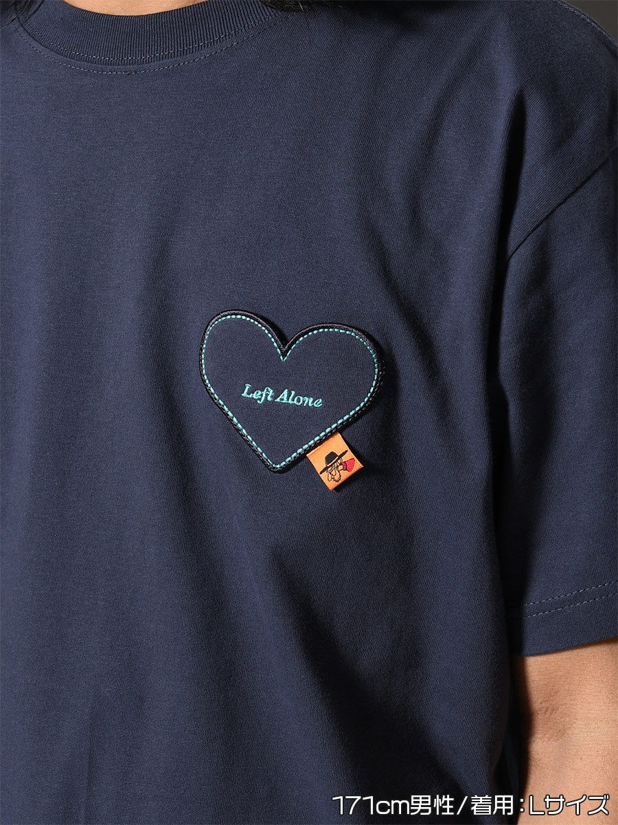 HEART POCKET TEE -PURPLE-
