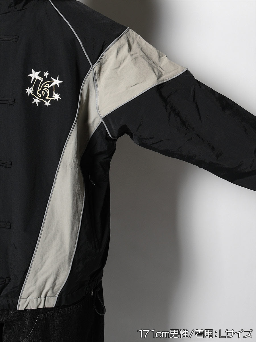 NYLON TRACK JKT -BLACK-