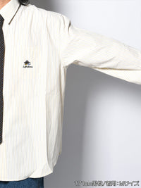 TIE L/S SHIRT -LIGHT YELLOW-