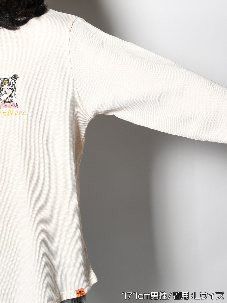 THERMAL RINGER LS TEE -IVORY-