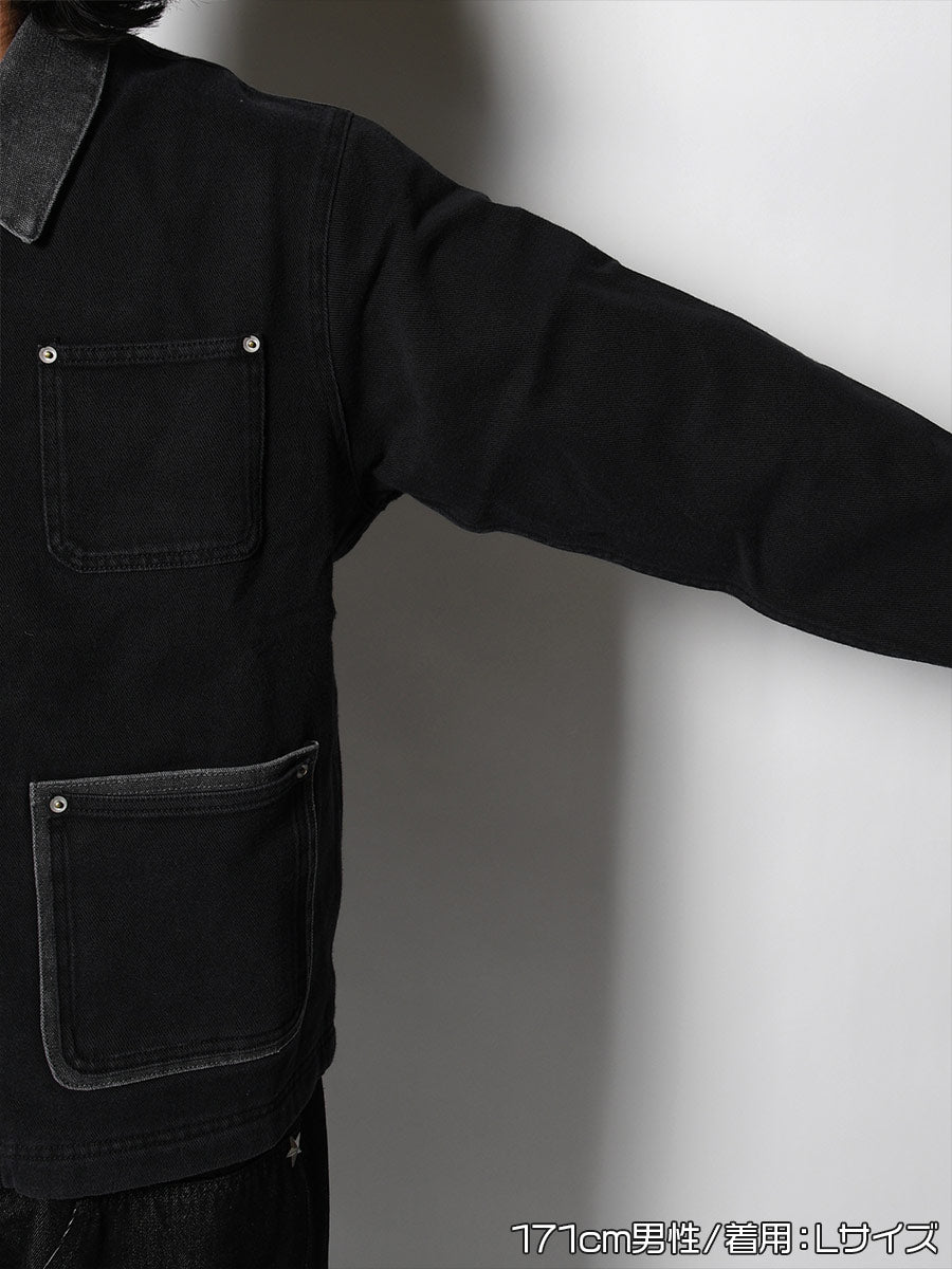 COVERALL JKT -BLACK-
