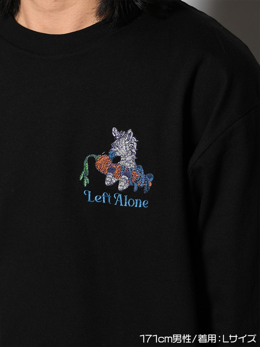 FAVORITE ZEBRA LS TEE -BLACK-