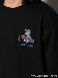 FAVORITE ZEBRA LS TEE -BLACK-