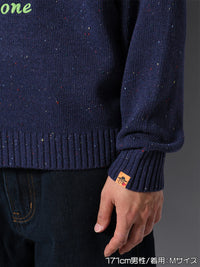 DOG KNIT -NAVY-