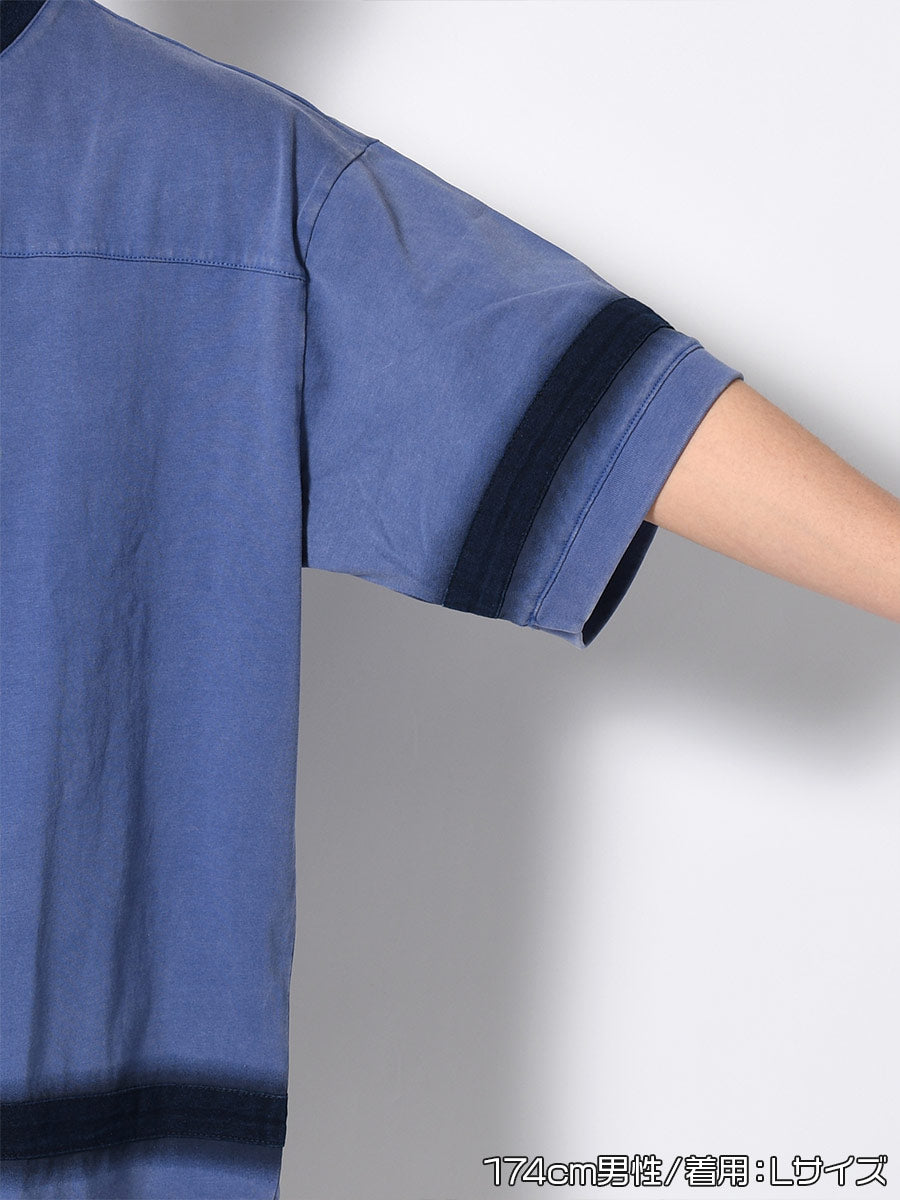 HOCKEY S/S TEE -BLUE-